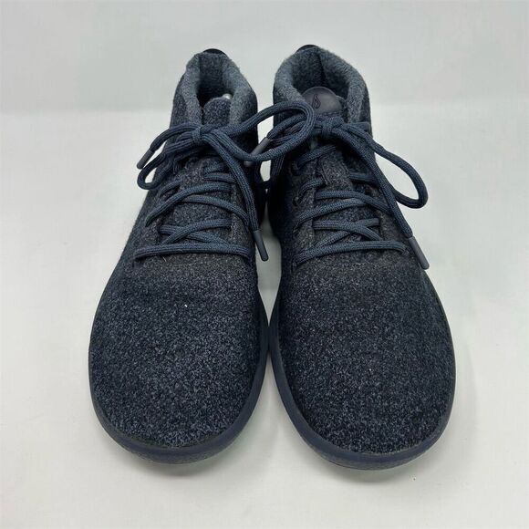 Allbirds Men's Blue Wool Runner-Up Mizzles High Top Sneakers Size 11 - Picture 4 of 14
